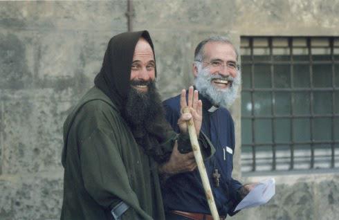 Pino Vitrano y Biagio Conte (promotores de la Misión)
