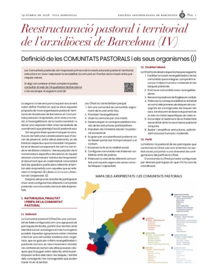 Suplemento monográfico sobre la reestructuración pastoral y parroquial (4)