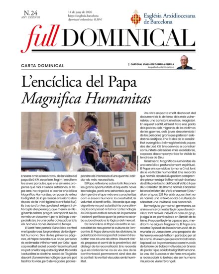 Hoja dominical del 14 de junio de 2026
