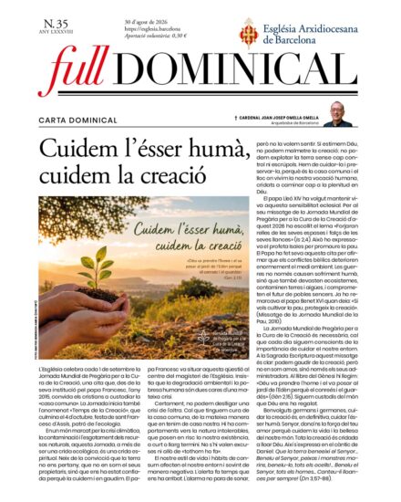 Hoja dominical del 30 de agosto de 2026