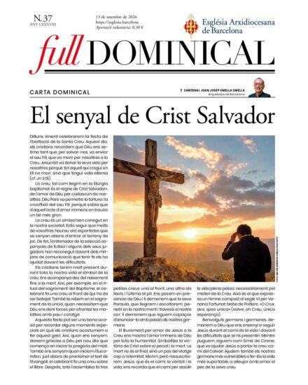 Hoja dominical del 13 de septiembre de 2026