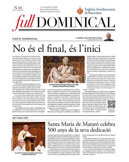 Hoja dominical del 1 de noviembre de 2026