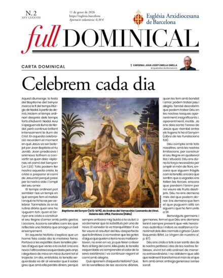 Full dominical de l’11 de gener de 2026