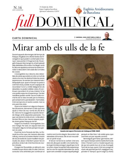 Full dominical del 19 d’abril de 2026