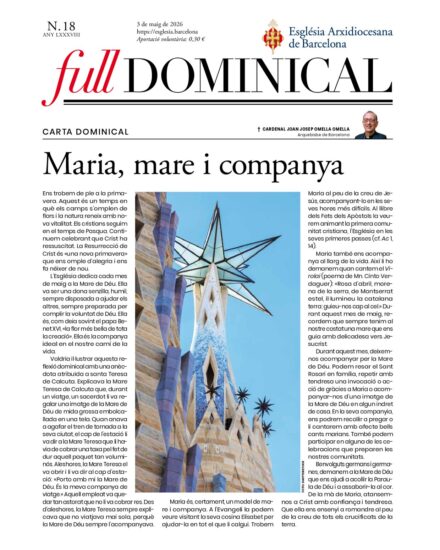 Full dominical del 3 de maig de 2026