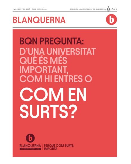 Suplement monogràfic sobre l’oferta acadèmica de Blanquerna-URL