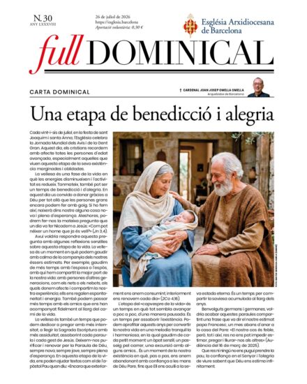 Full dominical del 26 de juliol de 2026