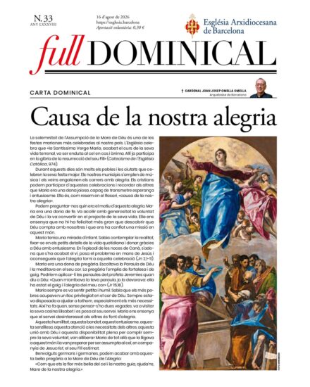 Full dominical del 16 d’agost de 2026