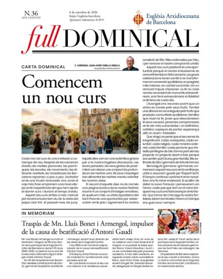 Full dominical del 6 de setembre de 2026